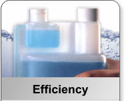 The most super efficient cleaning products and patented bottle design.